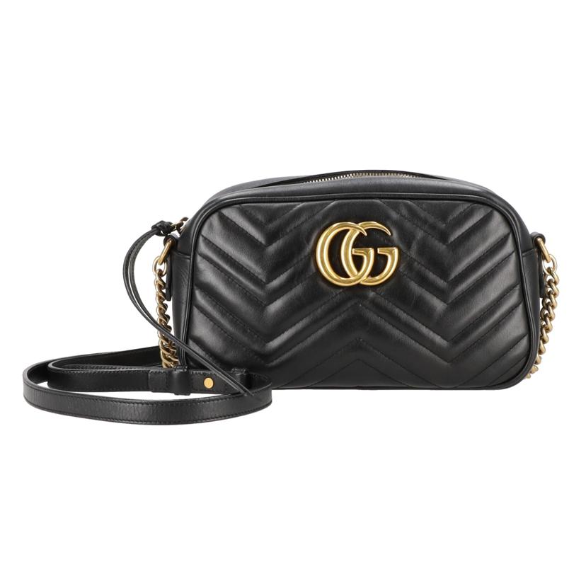 GUCCI グッチ/GGマーモント／レザーショルダーバッグ/447632//520***/Aランク/91