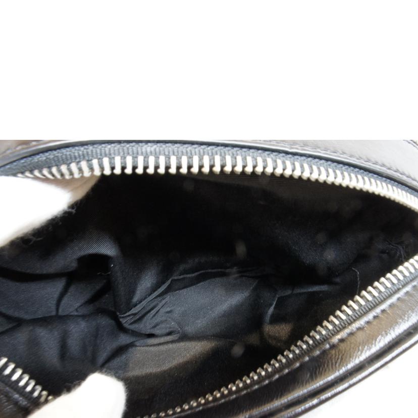 MARC　JACOBS マークジェイコブス/ザキルテッドソフトショットショルダーブラックSV金具/M0014519-001//Sランク/92