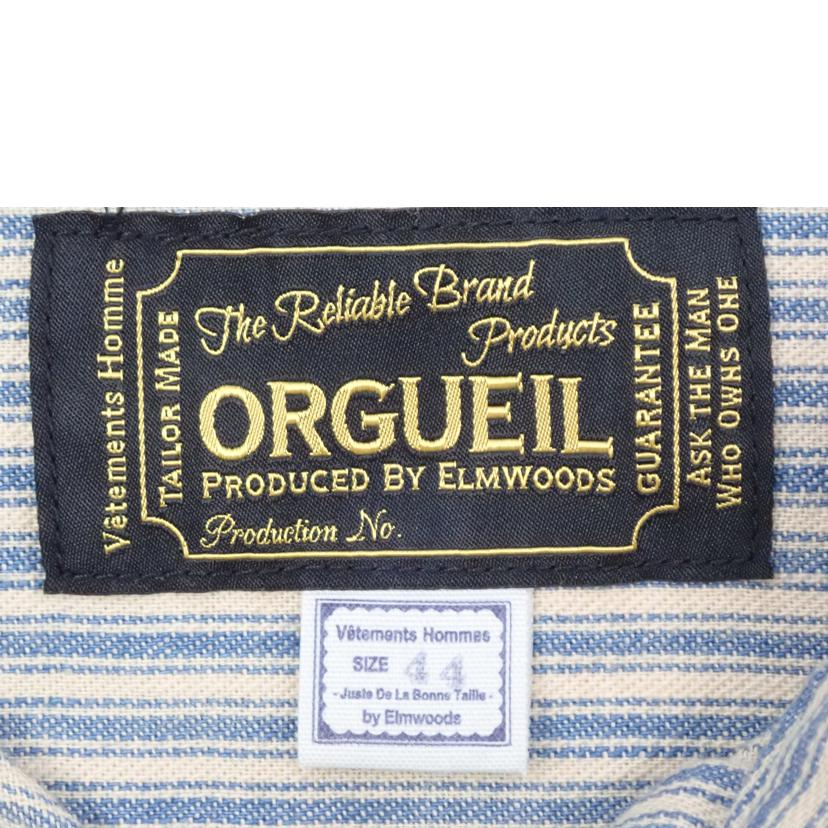 ORGUEIL オルゲイユ/★ORGUEIL　ストライプ長袖シャツ/OR-5002//44/Bランク/62