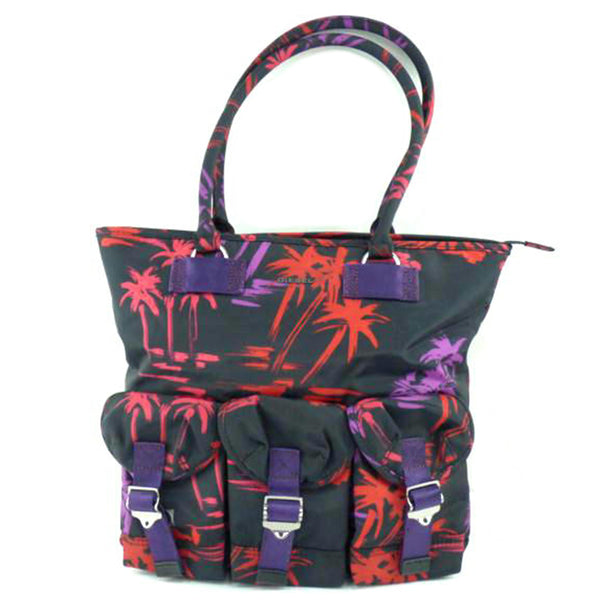 DIESEL ディーゼル ターンロック トートバッグ purple DIESEL ﾃﾞｨｰｾﾞﾙ 