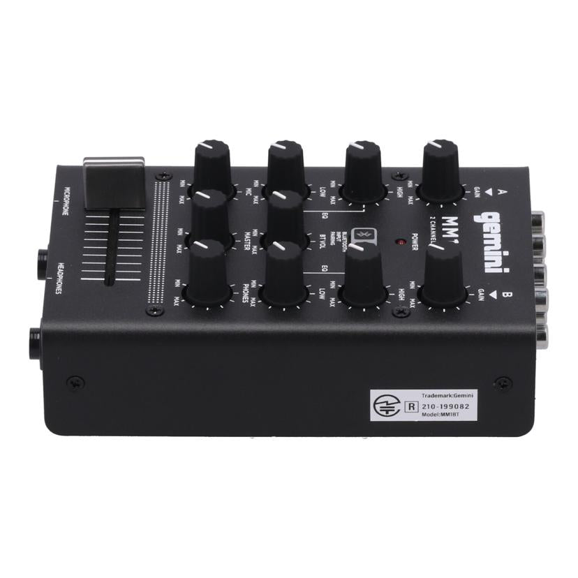 Gemini ジェミナイ/DJミキサー／オーディオミキサー/MM1 BT//2521C02276/ABランク/82