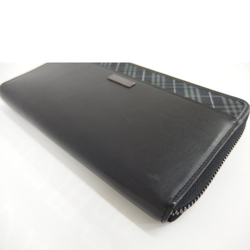 BURBERRY ﾊﾞｰﾊﾞﾘｰ/ラウンドジップ財布//Bランク/82