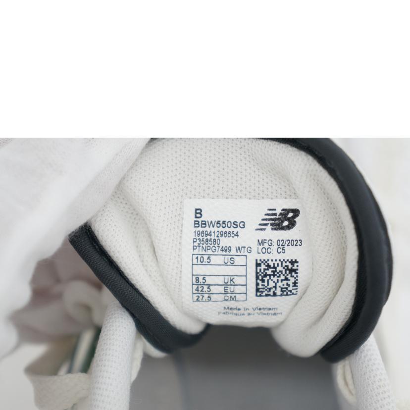 NB ニューバランス/550／シーソルト/BBW550SG//ｻｲｽﾞ:27.5cm/ABランク/75