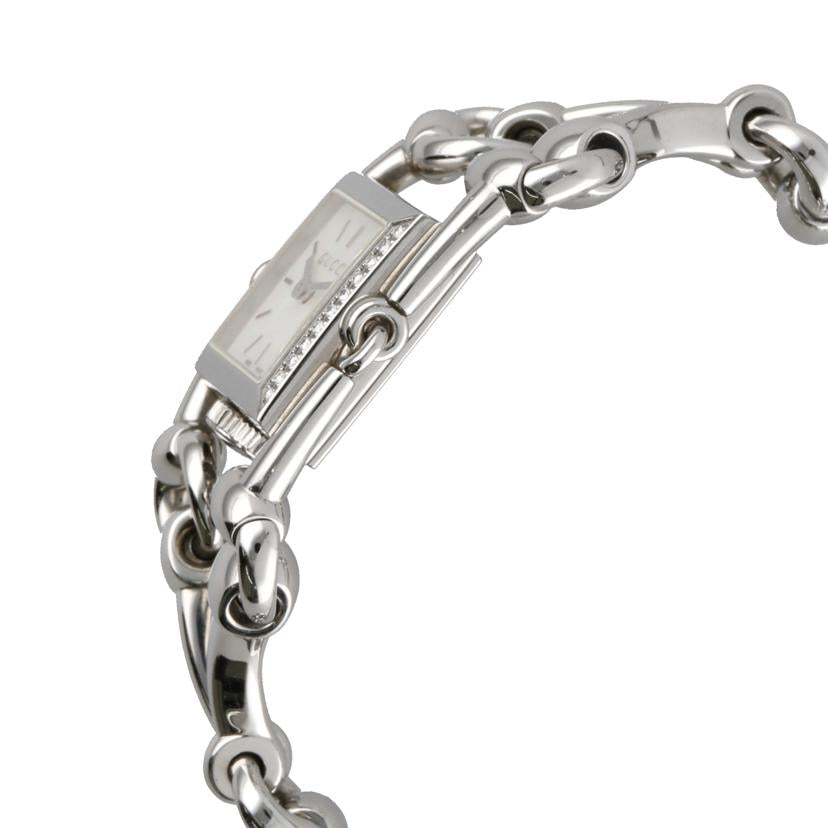 GUCCI グッチ/シニョーリア／ダイヤベゼルシェル文字盤アナログウォッチ／クォーツ/YA116505//115*****/ABランク/18