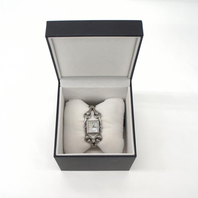 GUCCI グッチ/シニョーリア／ダイヤベゼルシェル文字盤アナログウォッチ／クォーツ/YA116505//115*****/ABランク/18