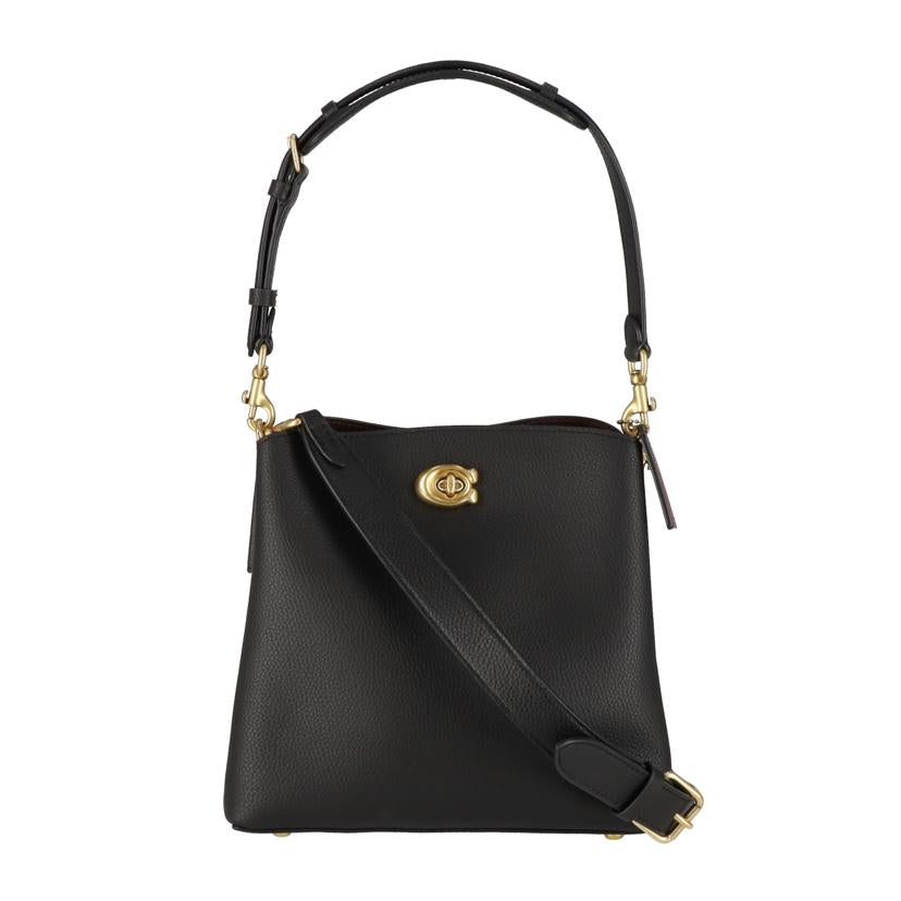 COACH コーチ/ウィロウバケット2WAYショルダーバッグ／ブラック/C3916//B22**/Aランク/18