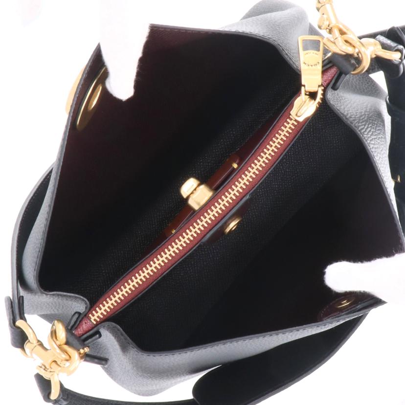 COACH コーチ/ウィロウバケット2WAYショルダーバッグ／ブラック/C3916//B22**/Aランク/18