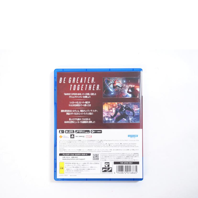 SONY ソニー/スパイダーマン2/PS5//Aランク/71