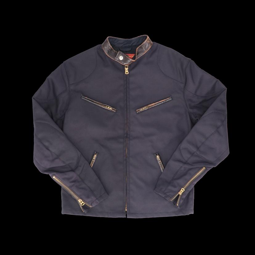 Indian　Motorcycle インディアン モーターサイクル/ナイロン×レザーライダースジャケットby　SUGAR　CANE/IM10298//Aランク/18