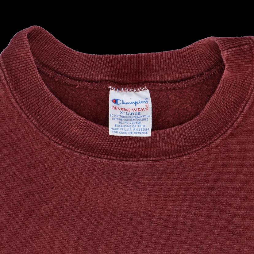 champion チャンピオン/90’s／USA製／刺繍タグ／ラバープリント／サイズXL//ABランク/82
