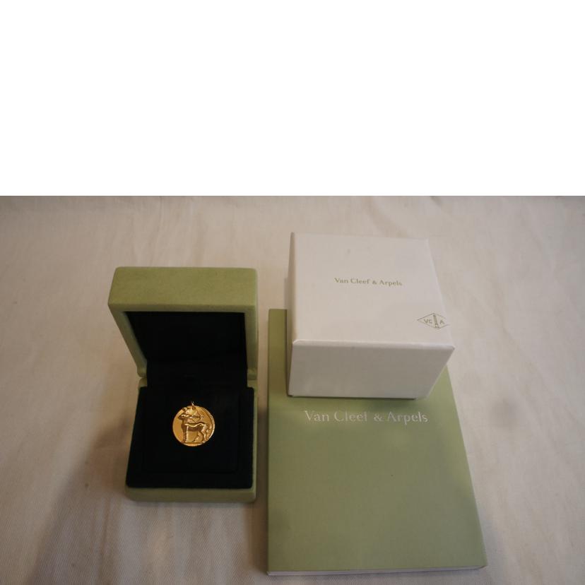 VanCleef＆Arpels ヴァンクリーフアーペル/K18YGゾディアックメダルサジタリィペンダントヘッド／射手座/VCARP7SP00//JF808681/Aランク/92