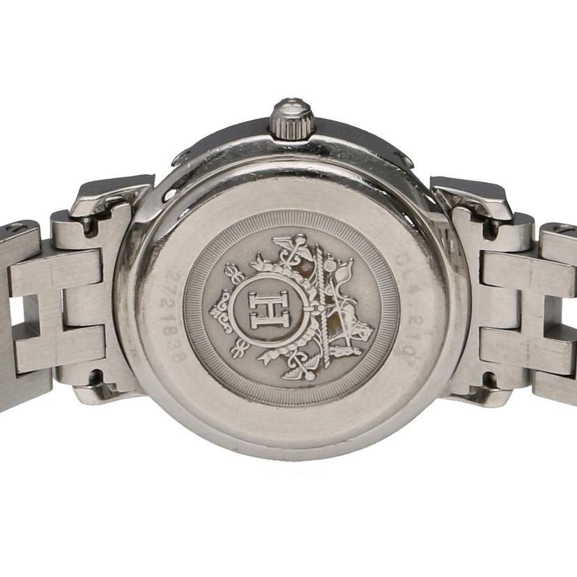 まこらしん HERMES クリッパー クオーツ レディース エルメスクリッパー 12Pダイヤ レディース 腕時計 CL4.222