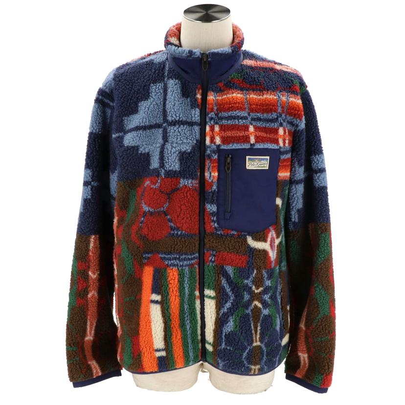RALPH　LAUREN ラルフローレン/パッチワーク／プリントパイルフリースジャケット//ｻｲｽﾞ:M/Aランク/91