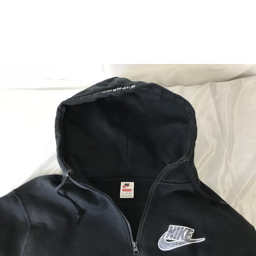 Supreme×NIKE シュプリーム×ナイキ/ハーフジップフーデットスウェットシャツ/DB2842-010//Bランク/51
