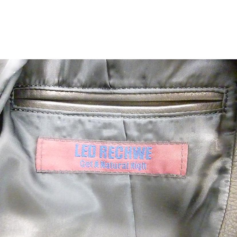 LED　RECHWE/ホースレザージャケット／ブラック//ABランク/88