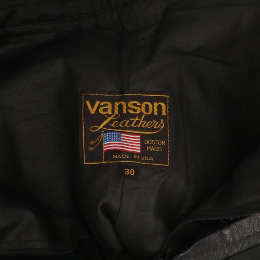 VANSON バンソン/レザーパンツ/黒//Bランク/42