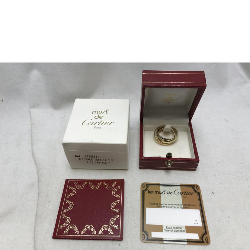 Cartier カルティエ/トリニティーリング　＃11　K18/47898351//8.9g/Bランク/51