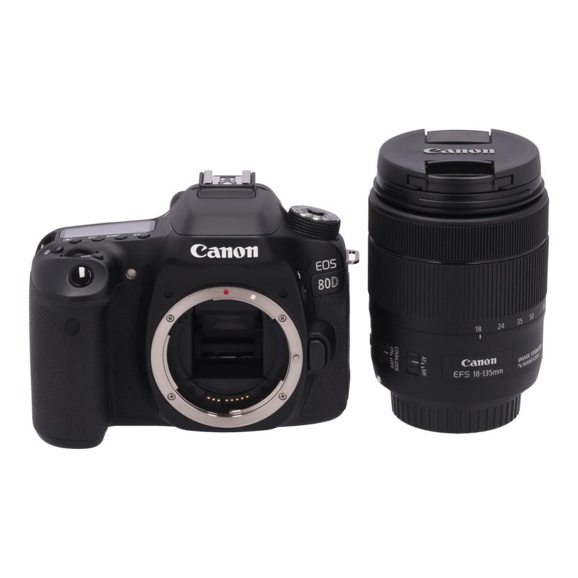Canon キヤノン/デジタル一眼レンズキット/80D 18-135mm ﾚﾝｽﾞｷｯﾄ//101021003181/Bランク/18