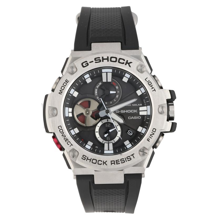 CASIO カシオ/G-SHOCK/G-STEEL/タフソーラー×スマホリンク/GST-B100-1AJF//003*****/Aランク/65