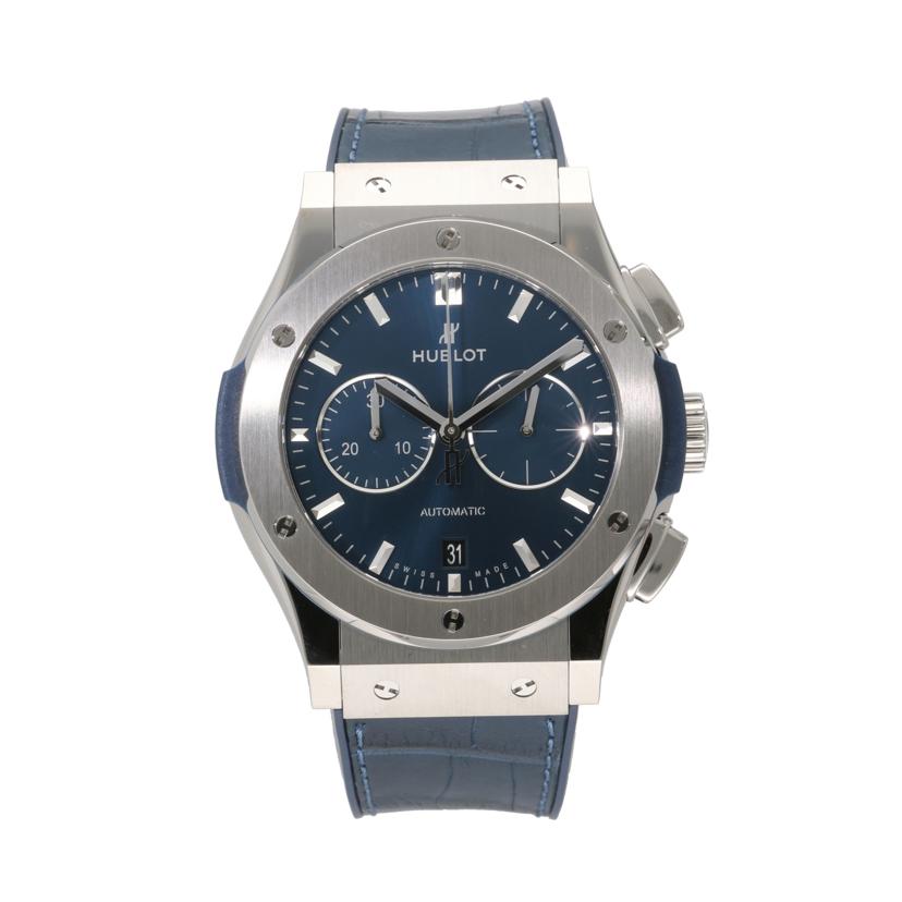 HUBLOT ウブロ/クラシックフュージョン・チタニウムブルー/メンズ/自動巻/541.NX.7170.LR//153****/SAランク/40