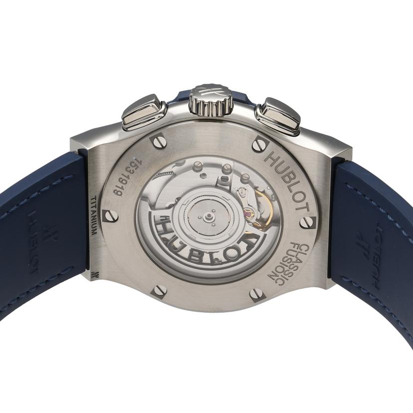 HUBLOT ウブロ/クラシックフュージョン・チタニウムブルー/メンズ/自動巻/541.NX.7170.LR//153****/SAランク/40