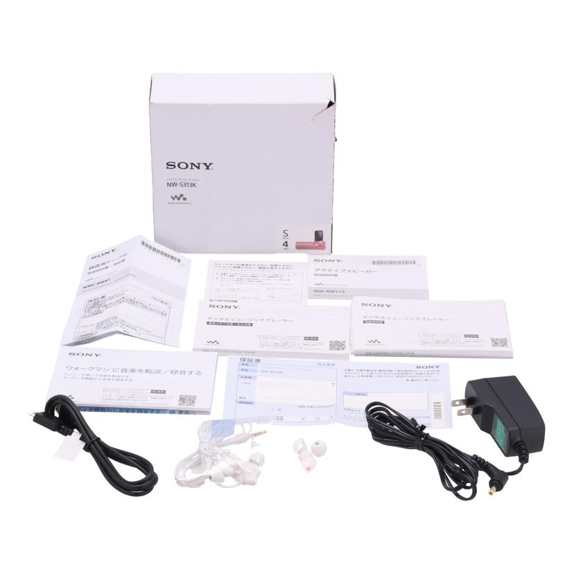 SONY　 ソニー　/ウォークマン　4GB　スピーカーセット/NW-S313K//S0160303301/Bランク/85