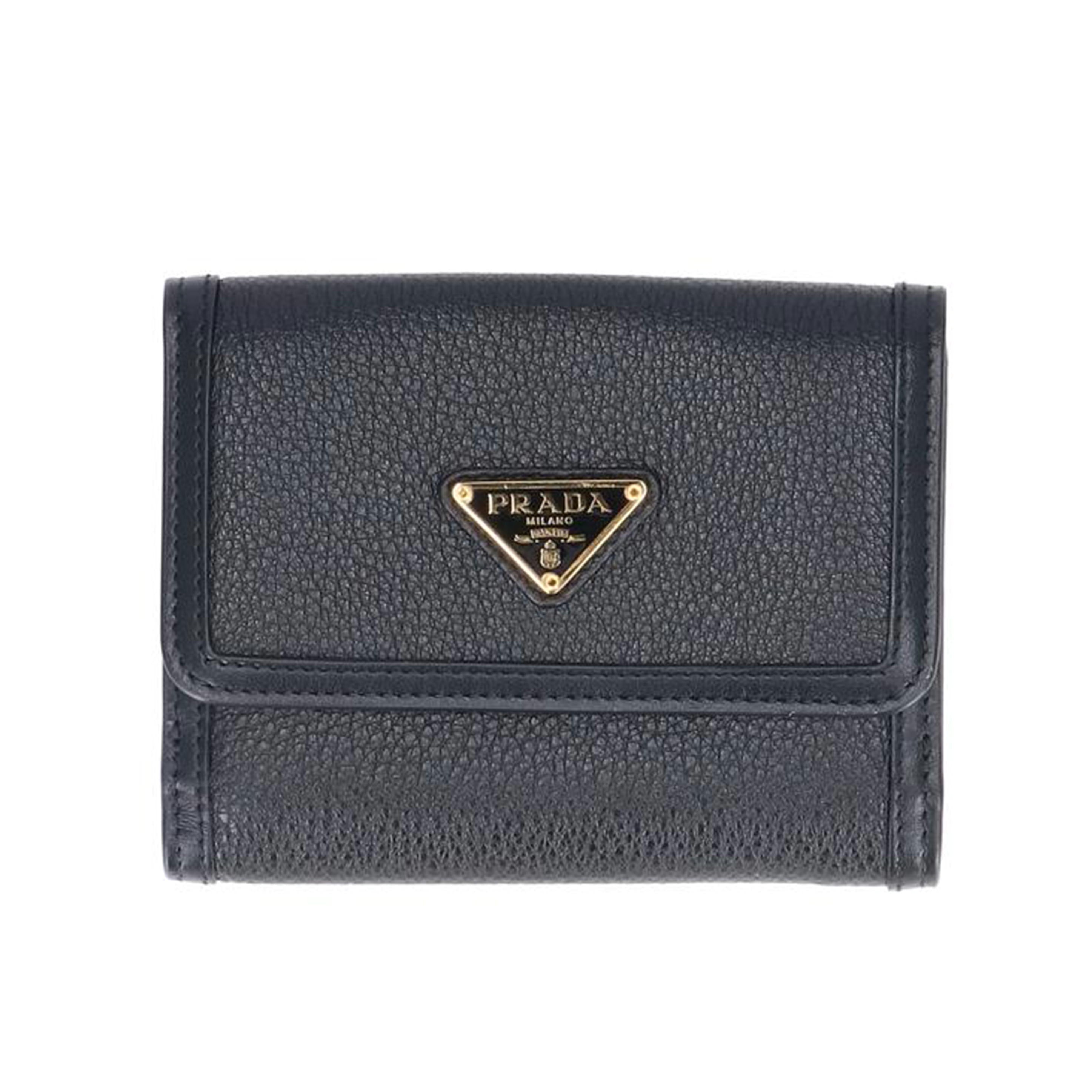 PRADA プラダ/Wホックコンパクトウォレット/1MH523//107*/Aランク/77