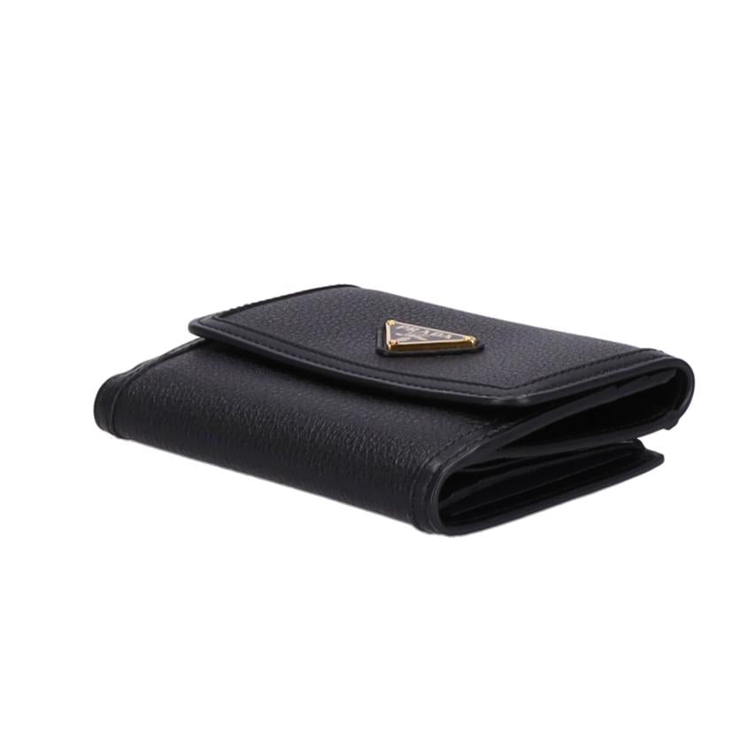 PRADA プラダ/Wホックコンパクトウォレット/1MH523//107*/Aランク/77