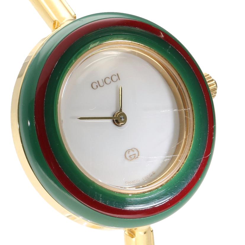 GUCCI グッチ/チェンジベゼルウォッチ/レディース/クオーツ/11/12//083****/ABランク/40