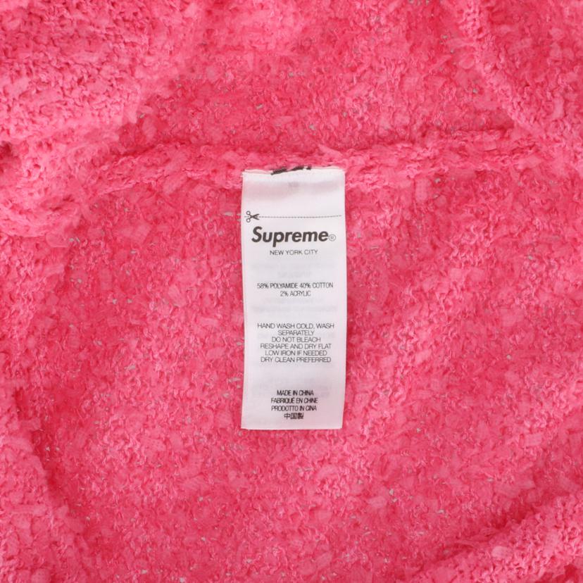 Supreme シュプリーム/テクスチャーアークセーター/ピンク//ABランク/62