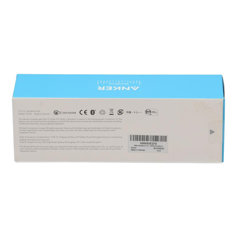 ANKER アンカー　/ワイヤレススピーカー／SoundCore　2　USB－C　未使用/A3105035//X000XVE27D/Sランク/78