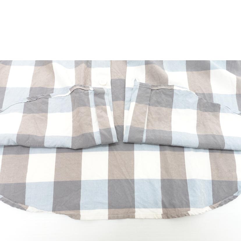 CAMISAS　MANOLO カミサスマノロ/シルク入りチェックシャツ//ABランク/88