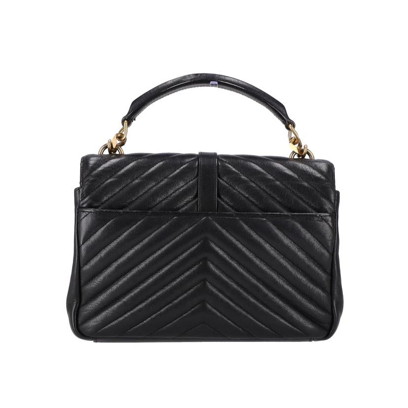 SAINT　LAURENT サンローラン/カレジ／ミディアム／チェーンショルダーバッグ／ブラック/BRM07//428***/ABランク/18