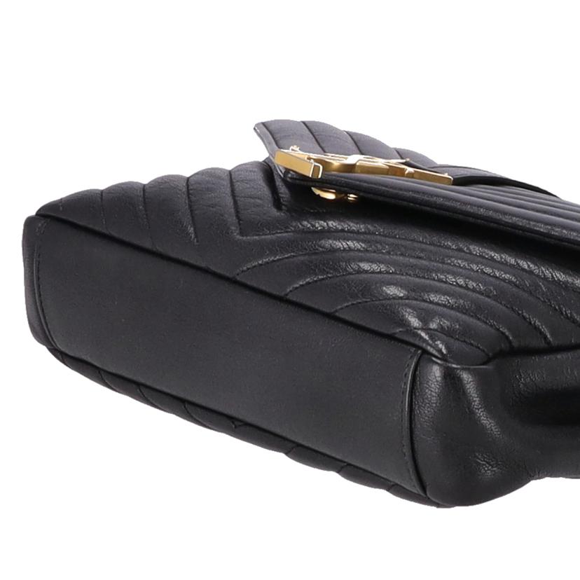 SAINT　LAURENT サンローラン/カレジ／ミディアム／チェーンショルダーバッグ／ブラック/BRM07//428***/ABランク/18