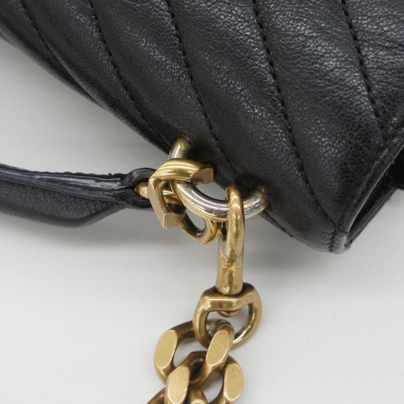 SAINT　LAURENT サンローラン/カレジ／ミディアム／チェーンショルダーバッグ／ブラック/BRM07//428***/ABランク/18