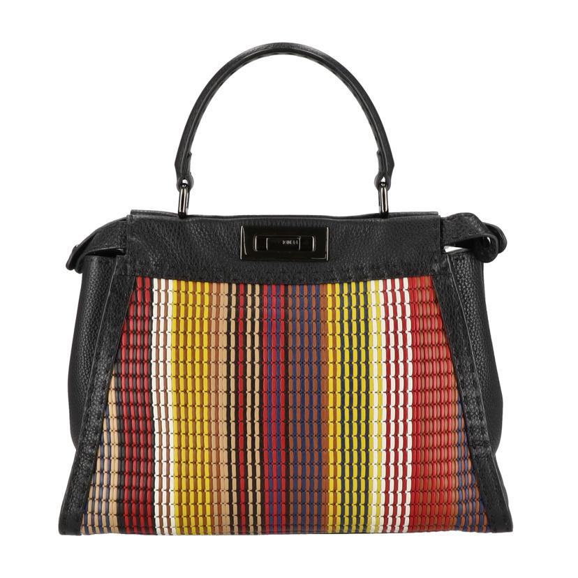 FENDI フェンディ/ピーカブーミディアムウーブンレザー2wayショルダー/8BN290//MTO*********/SAランク/67