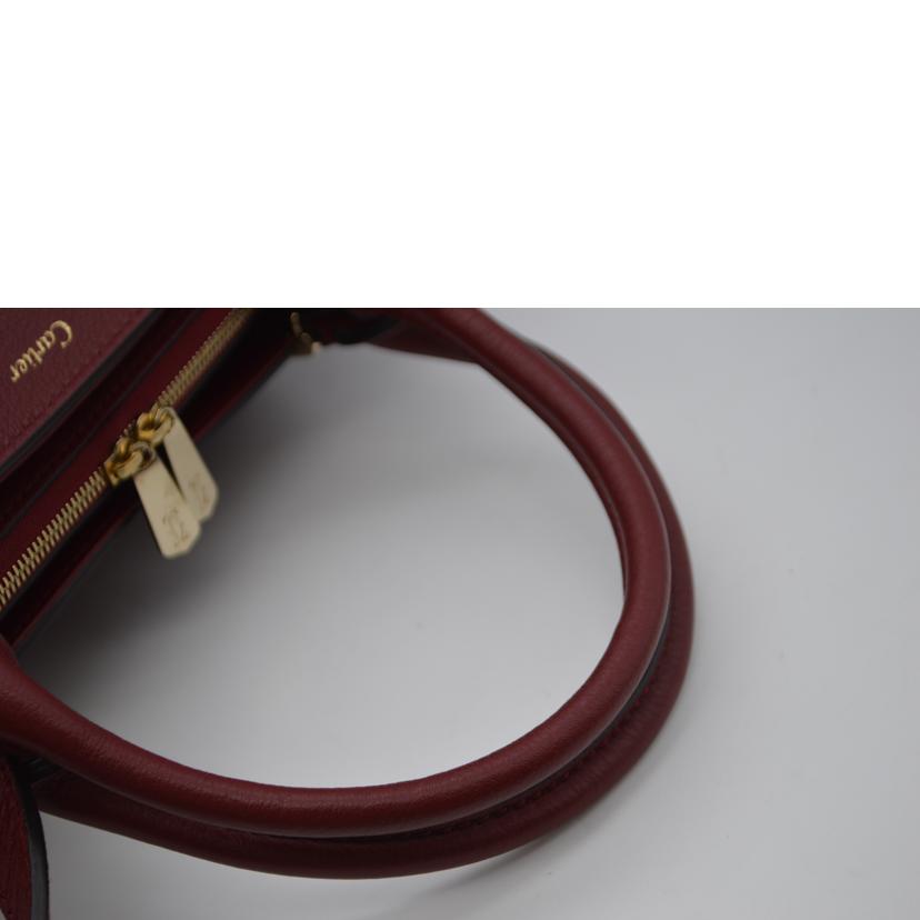 Cartier カルティエ/Cドゥ・カルティエSM／カーフレザー／ボルドー/L1001829//SAランク/89
