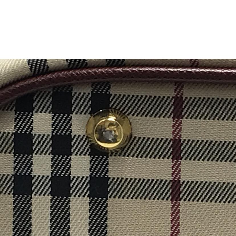BURBERRY バーバリー/ノバチェック　ハンドバッグ//ABランク/51