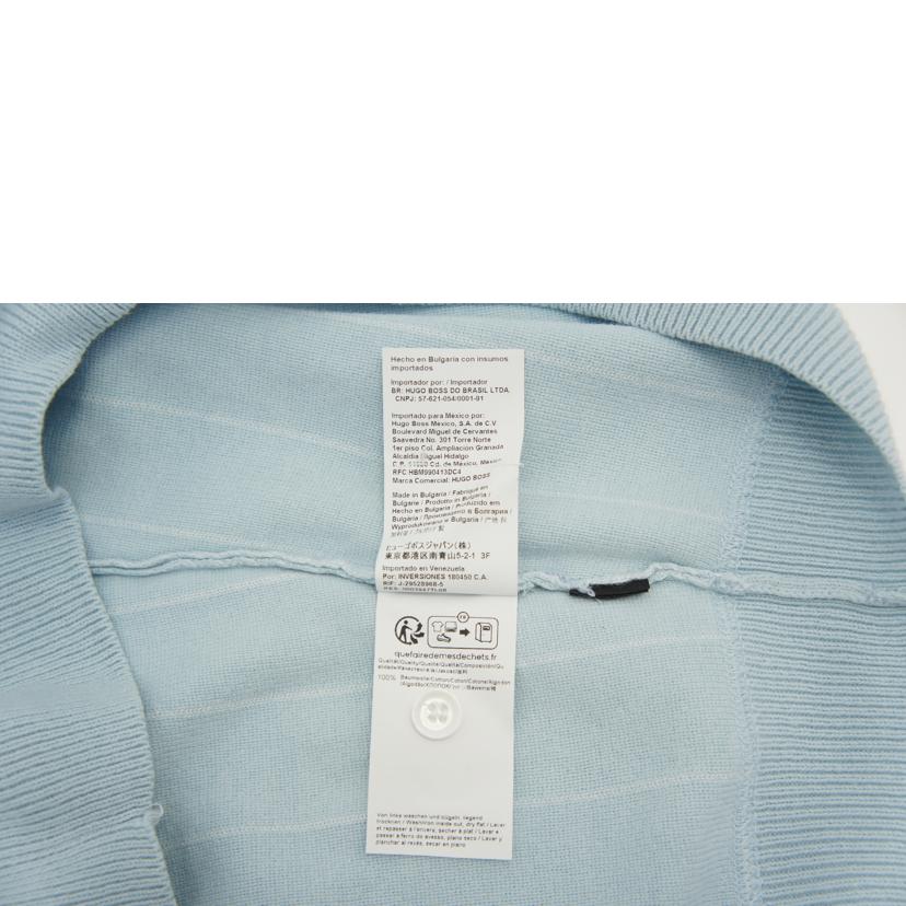 HUGO　BOSS ヒューゴボス/×大谷翔平　コットンニット　ポロシャツ／水色/50531161//サイズ　XL/Bランク/05
