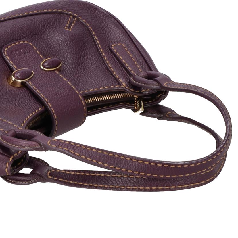 TOD＇s トッズ/レザーハンドバッグ//T1 **/Aランク/77