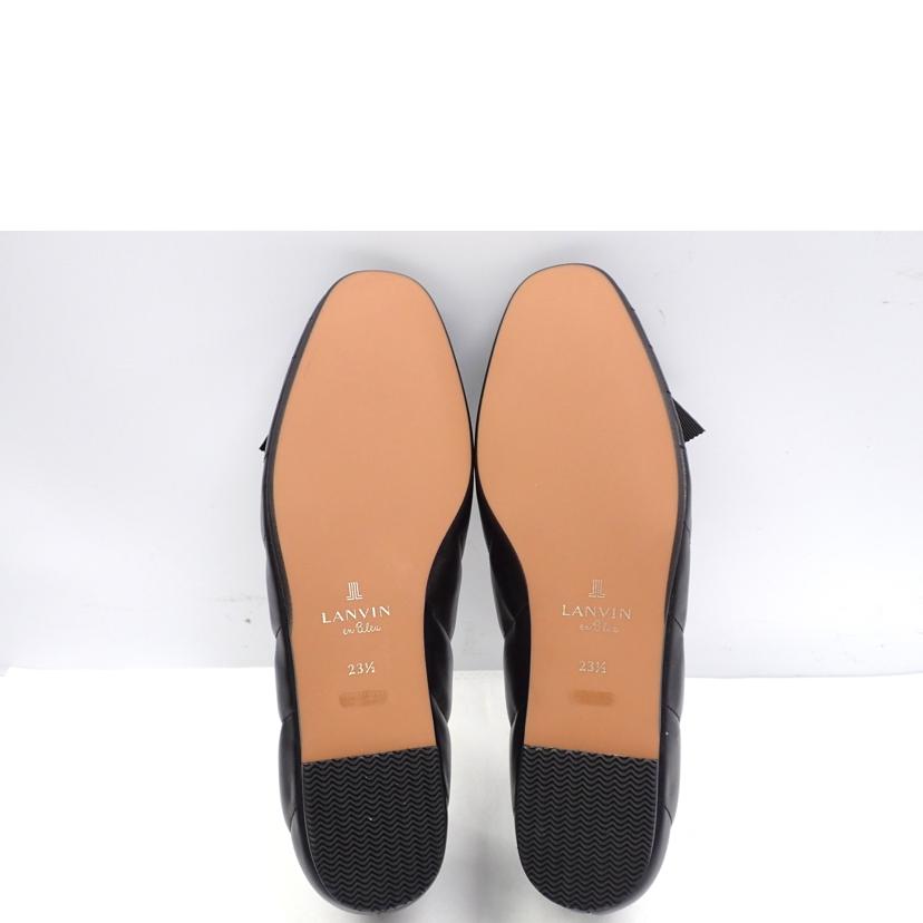 LANVIN en Bleu ランバン オン ブルー/★ LANVIN リボンモチーフキルティングカッターパンプス/2777//23.5cm/Aランク/62