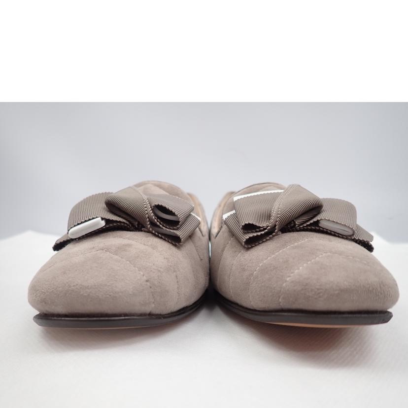 LANVIN en Bleu ランバン オン ブルー/★ LANVIN リボンモチーフキルティングカッターパンプス/2777//23.5cm/Aランク/62