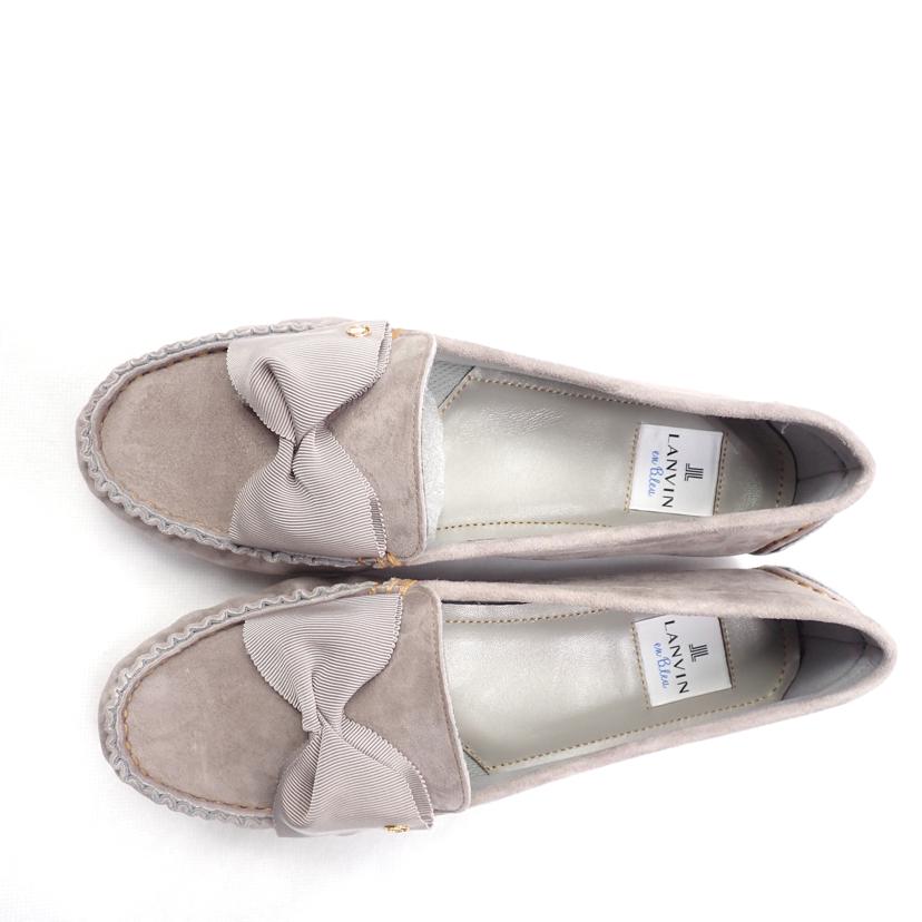 LANVIN en Bleu ランバン オン ブルー/★ LANVIN リボンモチーフソフトモカシン/2486//24.0cm/Aランク/62