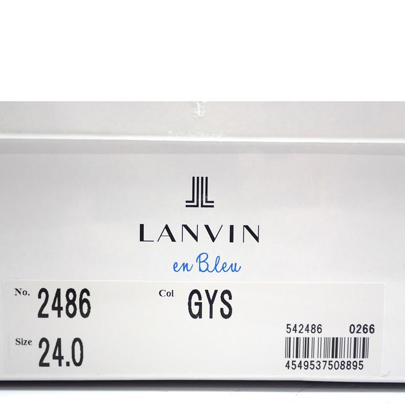 LANVIN en Bleu ランバン オン ブルー/★ LANVIN リボンモチーフソフトモカシン/2486//24.0cm/Aランク/62