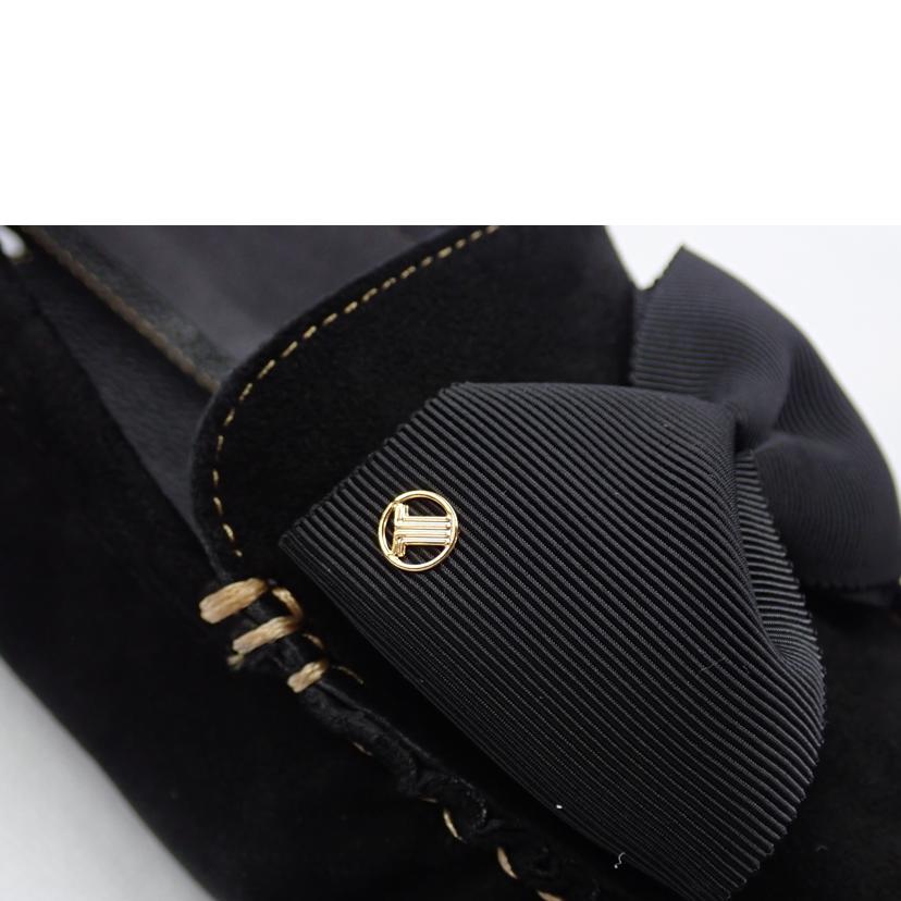 LANVIN en Bleu ランバン オン ブルー/★ LANVIN リボンモチーフソフトモカシンパンプス/2486//24.0cm/Aランク/62