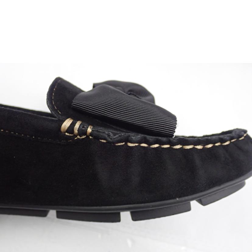 LANVIN en Bleu ランバン オン ブルー/★ LANVIN リボンモチーフソフトモカシンパンプス/2486//24.0cm/Aランク/62