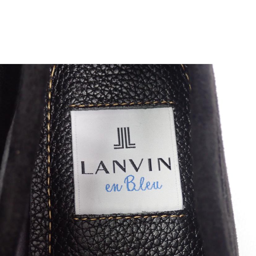 LANVIN en Bleu ランバン オン ブルー/★ LANVIN リボンモチーフソフトモカシンパンプス/2486//24.0cm/Aランク/62
