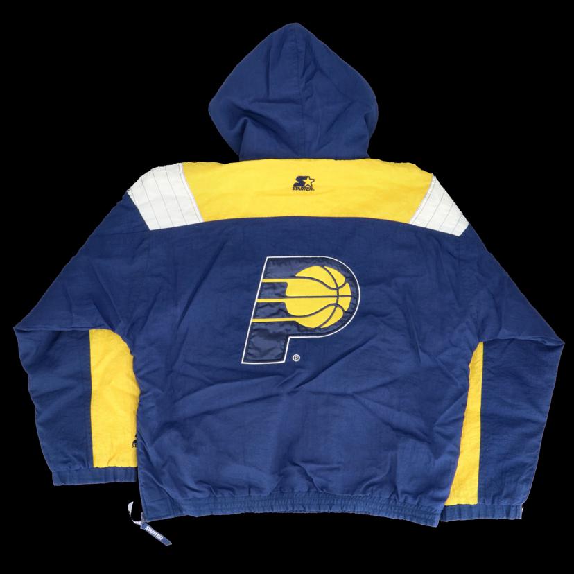 STARTER　 スターター/NBAイ90’s　／NBA　INDIANA　PACERS／　ナイロンアノラックンディアナペイサーズ／ナイロンハーフジップジャケット//ABランク/18