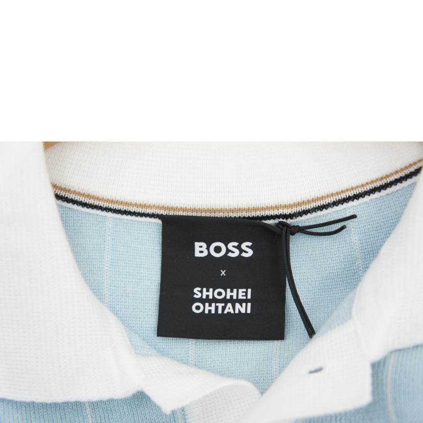 HUGO　BOSS ヒューゴボス/BOSS×SHOHEI　OHTANI　コットンニットポロシャツ　モノグラムパッチ/50531161//Sランク/05