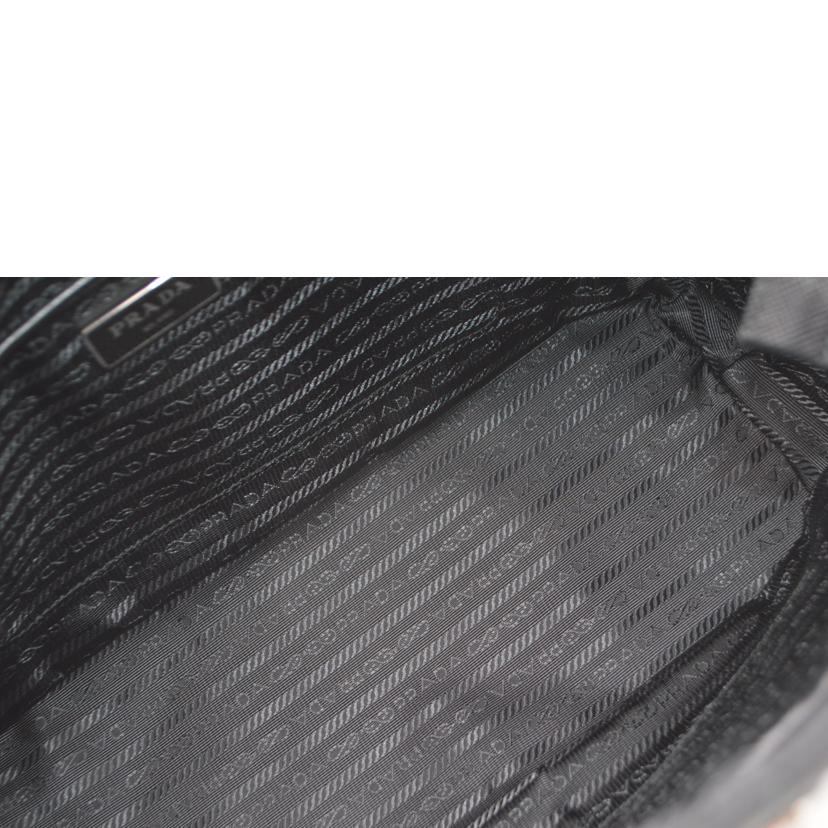 PRADA プラダ/テスートキルティングナイロンチェーンレザートート／ネロ/1BG017//158**/SAランク/89